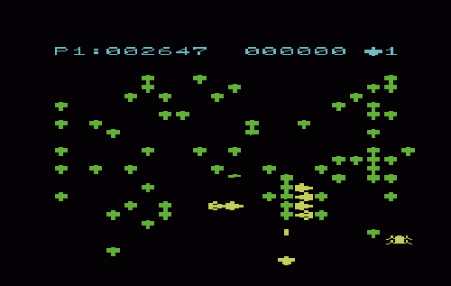 Centipede screenshot 2 for Vic-20